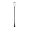 Z-Lite Leland Outdoor Post Mounted Fixture, 1-Light, 10 In.W x 117.75 In.H, Sand Black/Sand Blast 5005PHB-519P-BK-LED - alternate 6